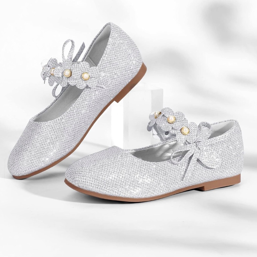 Pandaninjia Toddler Girls Dress Shoes